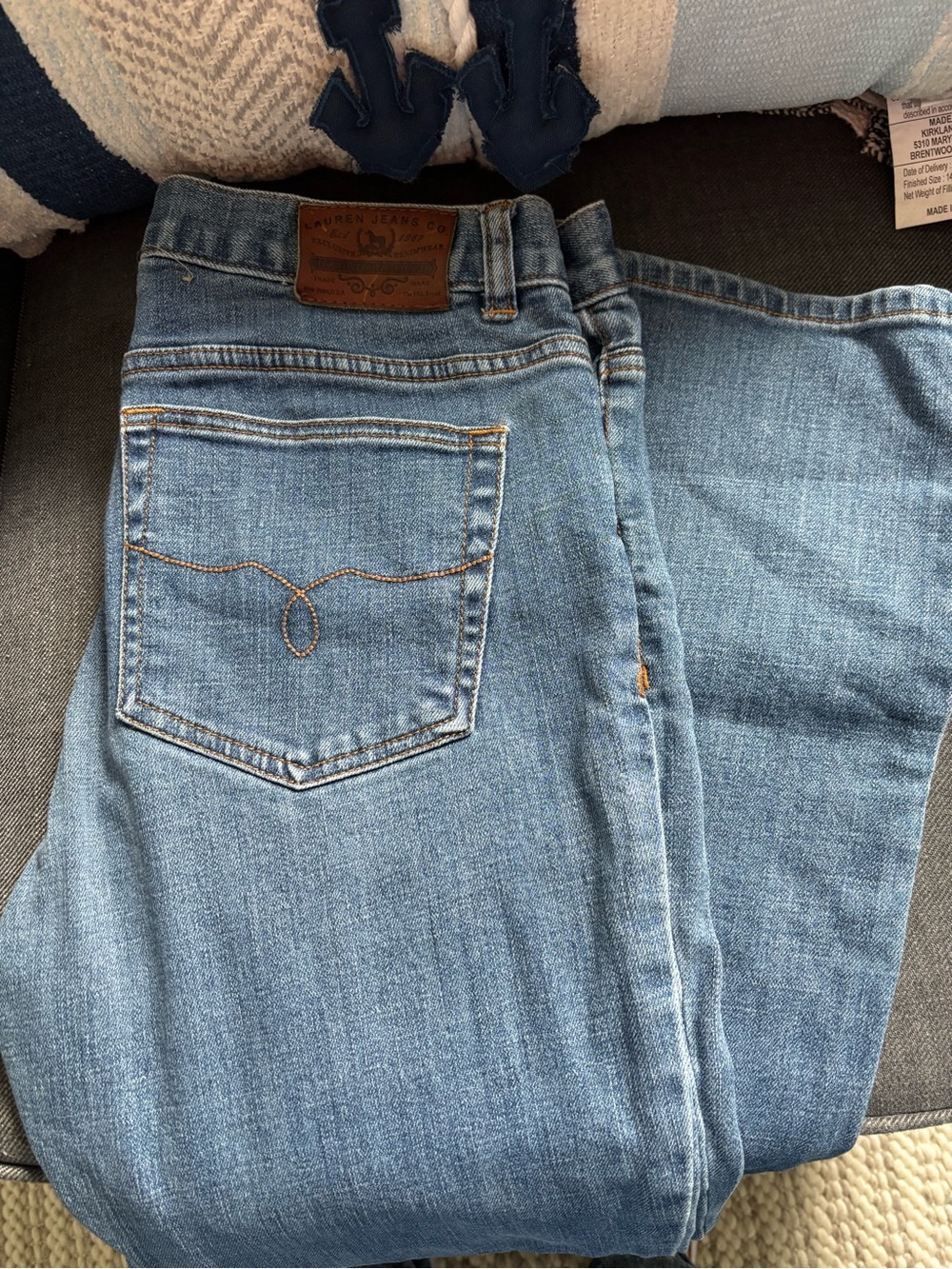 Lauren Ralph Lauren Light Blue Straight Jeans